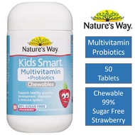 Nature's Way Kids Smart Multivitamin &amp; Probiotics Chewables 50 Tablets For Children