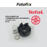 TEFAL BLENDER JUG  [ TRANMISSION SHAFT+NUT/SQUARE ] compatible model : BL4361/BL4291/BL233