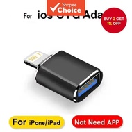USB 3.0 OTG Adapter for iPhone iPad with HDMI to VGA Converter and 3.5mm to Type C Audio Jack  for i