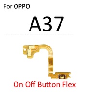 สวิตช์ปุ่มปิดเสียงเงียบปุ่มเปิดปิดปุ่มสายเคเบิ้ลยืดหยุ่นสำหรับ OPPO A37 A39 A57 A59 A75 A77 A79ชิ้นส่วน A83