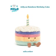 Jellycat Rainbow Birthday Cake medium size cotton Birthday Cake