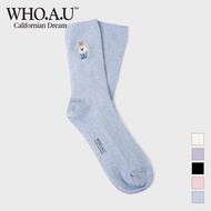 [WHO.A.U] Steve Embroidery Socks | WHAYF1111A