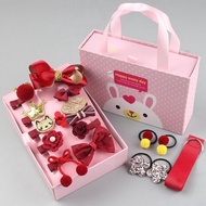 (18pcs)Kid Girl Hair Accessories Set with Hair Clip Band | set aksesori rambut budak kanak perempuan