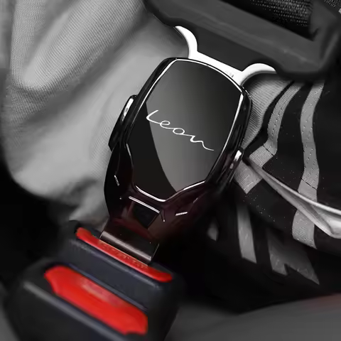 for Seat leon mk3 mk2 5f mk1 fr 1p 2 TARRAC Metal Car Seat Belt Clip Extension Plug Seatbelt Extende