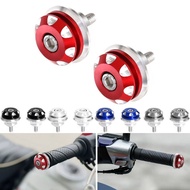 Handlebar End Plugs Caps FOR HONDA SUPER CUB C125 Trail 125 CT125 Grom Monkey 125 Rebel 1100 Handle 