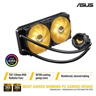 Asus TUF Gaming LC 240 ARGB all-in-one liquid CPU cooler with Aura Sync and dual TUF Gaming 120 mm (