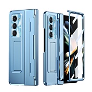 เคสแข็งโทรศัพท์รวมทุกอย่าง360องศาสำหรับ Samsung Galaxy Z Fold 5 Fold 4 Fold 3 5G เคส Z Fold3 4 5ฝาปิ