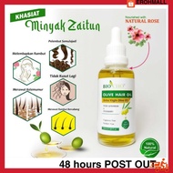 Biocho Hair Care Oil Minyak Rambut Zaitun Anti Frizz Virgin Olive Oil Rose Smell For Hair 100% Natur