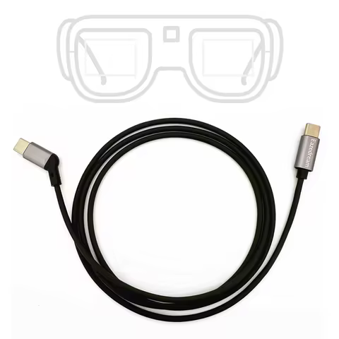 C-C AR Glasses USB-C Charging Data Cable for Xreal One Pro Air2 Viture One Lite Rokid Max 2 Rayneo A