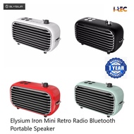 Elysium Iron Mini Retro Radio Bluetooth Portable Speaker by Lofree