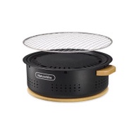 Naturehike 墨煙 · 桌上型圓形燒烤爐(CNK2550CF010) - 黑色-煎烤兩用款 | 實木雙層安全隔熱 | 耐高溫炭盆 | 分體式設計