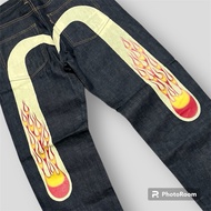 Evisu Fire Flame W32 Jeans