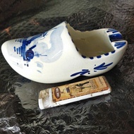 Vintage Display NOS Delft Holland Ceramic Shoe Ashtray