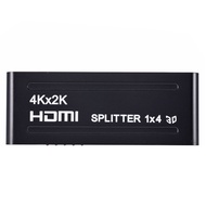 ตัวแยกสัญญาณ HDMI 4K 1X4,เครื่องฉายวิดีโอ HDMI Full HD 1080P 1 In 4 Out สวิตช์เปิดปิดสำหรับสมาร์ททีวีจอโปรเจคเตอร์ Mi Box3 Ps4