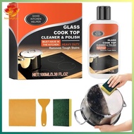 [hzsdakjjh.] Kitchen Stove Cleaner Non-Scratch Cleaning Kit Glass Cooktop Cleaner  Non-Abrasive Powe