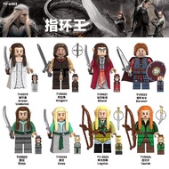 【Ready Stock】 lord of the rings figure dragon weapon bionicle samurai skeleton mech hirono city of m
