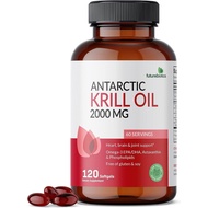 Best-Selling Antarctic Krill Oil Softgels | Krill Oil | Antarctic Omega-3 Krill Oil Softgels | Suppl