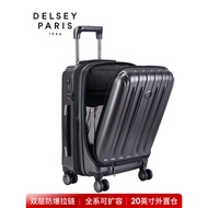 DELSEY DELSEY trolley case luggage boarding case external warehouse men's and women's large capacity 20-inch graphite 2071