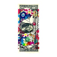 Death NYC / 限量10張 叮噹 哆啦A夢 x 村上隆 太陽花 親筆簽名 美金系列