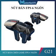 G21 | Nút bắn chơi game bằng 6 ngón chơi PUBG Mobile Freefire Call of Duty