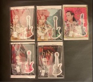 全新 5款 Hide 松本秀人 立牌 亞加力膠牌 日版 hide fernandes mg custom 沒有 Yellow Heart 那一款 X JAPAN X-JAPAN  結他  guitar