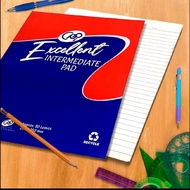 Random Paper Yellow Pad, Intermediate Pad Grade 1-4, 1/2 Lengthwise 1/4