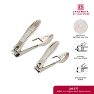Jaya Mata 2 in 1 Nail Clipper with Splash Guard JM677