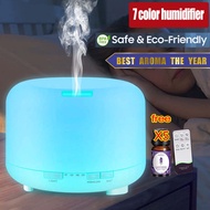 500ML 7 LED Humidifier with Essential oil Ultrasonic Aromatherapy Essential Oil Diffuser Air Purify