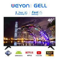 GELL 32/40 Inch Smart Android TV YouTube/Netflix Digital LED TV HDMI/USB