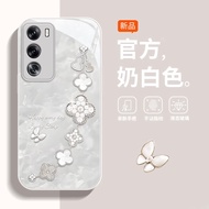 Oppo Reno12 Phone Case New Model Reno11 Metal Paint Reno10PRO+ Glass Reno9 Advanced 8 Anti-Fall Reno