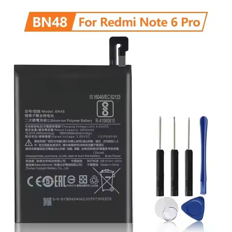 New Phone Battery BN48 For Xiaomi Redmi Note 6 Pro Note6 Pro