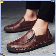 Big Size 38-48 Men Genuine Cow Leather Shoes Loafer Kasut Kasual Kasut Kulit Lelaki