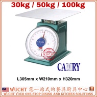 【WUCHT】CAMRY SCALE EHC SCALE PLATFORM FLAT TOP SCALE 30kg SCALE 50kg SCALE 100kg Mechanical Kitchen Scale With Stainless Steel Flat Top Timbang 秤 磅 30kg 50kg 100kg