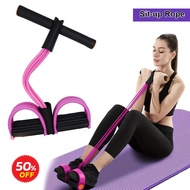【Burn Fat Faster】4/6 Tube Adjustable Resistance Bands - Waist Slimming/Leg Toning/Ab Workout Equipme