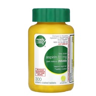 Low Dose Aspirin, 81 mg, 300 Enteric Coated Tablets