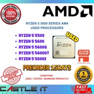 Pre-order AMD Ryzen 5 5500 5600 5600G 5600GT 5600X AM4 Processor Used Tested 6 Core 12 Thread