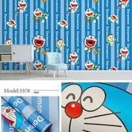 Wallpaper Stiker Dinding Dekorasi Untuk Kamar Anak Motif Karakter Kartun Pelapis Plafon Atap Rumah B