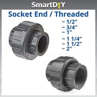 1/2" ~ 2" PVC Union Coupling (Socket End) (Threaded)