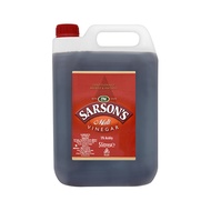 Malt vinegar 5 ltr catering - Sarsons น้ำส้มสายชูมอลต์สูตรดั้งเดิมแบรนด์ดังจากอังกฤษ ผลิตจากข้าวบาร์