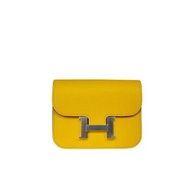 Hermes 愛馬仕  Constance Slim 銀包 9O 那不勒斯黄- # 9O Jaune De Naples Picture Color