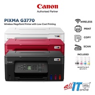 Canon Pixma G3770 Printer Wireless Refillable All-In-One Ink Tank High Volume Printing | Wifi Direct