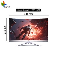 Spin Màn hình cong 1080p 27inch Led Màn hiển thị 24inch Máy tính Full HD LCD 100hz Thiết bị hiển thị