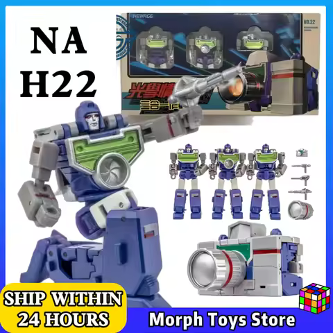 In Stock Transformation Toys NA H22 NAH22 Reflector Triplets Newage Mini Scale Mecha Action Figures 
