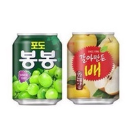 Korea Haitai Grape Bong Bong / Sweet Pear Juice  Grape Bong Bong Juice 238ML