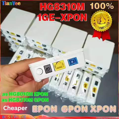 HG8310M Gigabit GPON XPON ONU FTTH ONT Termnal 1GE Hybird Modem Secondhand