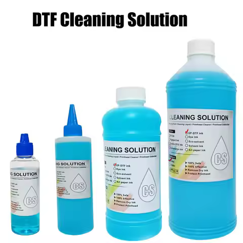 DTF Ink Cleaning Solution Strong Cleaning for Epson DX4 DX5 DX7 L1800 L805 L800 1390 I3200 DTF clean