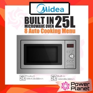Midea 25L Built In Microwave MBM1925B 1000W Oven with Grill Power MBM-1925B