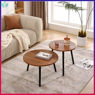 Small Small Table Small Coffee Table American Round Movable Bedroom Small Table Bay Window LJOU