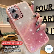KK Vivo Y36 5G 2023 Bling Glitter Casing For Vivo Y36 VivoY36 Y 36 36Y Y 5G 4G 2023 Soft Silicone Tr