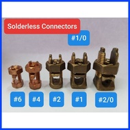 ➞ ▜ ➭ Solderless Connector Split-Bolt Split Bolt Connector #8, #6, #4, #2, #1, 1/0, 2/0